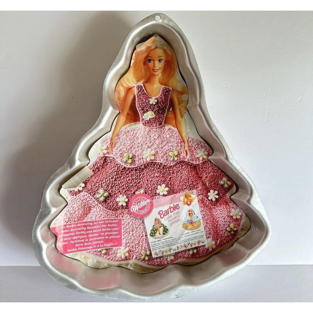 1995 Wilton Mattel Barbie Princess Cake Pan 2105-3500 Vintage